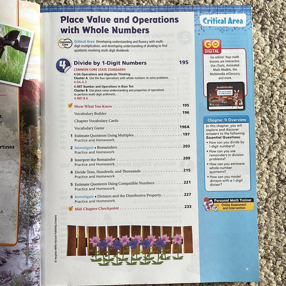 Go Math! 4th Grade, Volume 1 - Picture 3 of 11